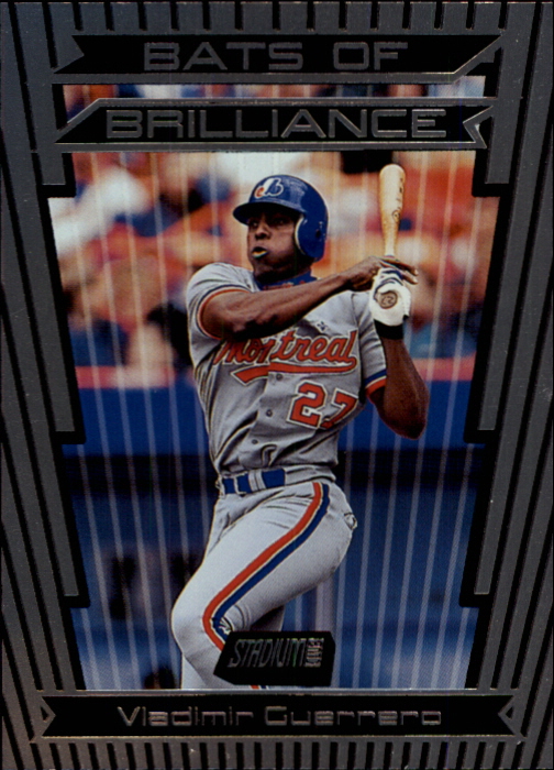 2000 Stadium Club Bats of Brilliance #BB9 Vladimir Guerrero