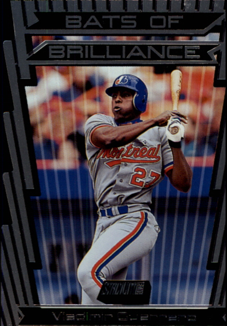 2000 Stadium Club Bats of Brilliance Die Cuts #BB9 Vladimir Guerrero