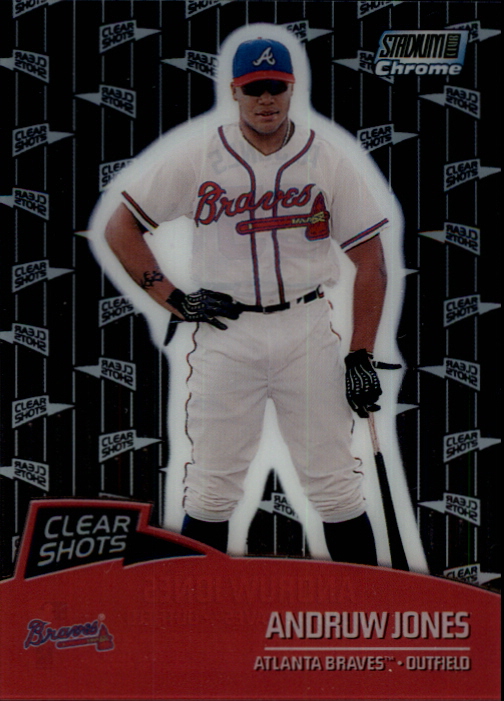 2000 Stadium Club Chrome Clear Shots #CS6 Andruw Jones