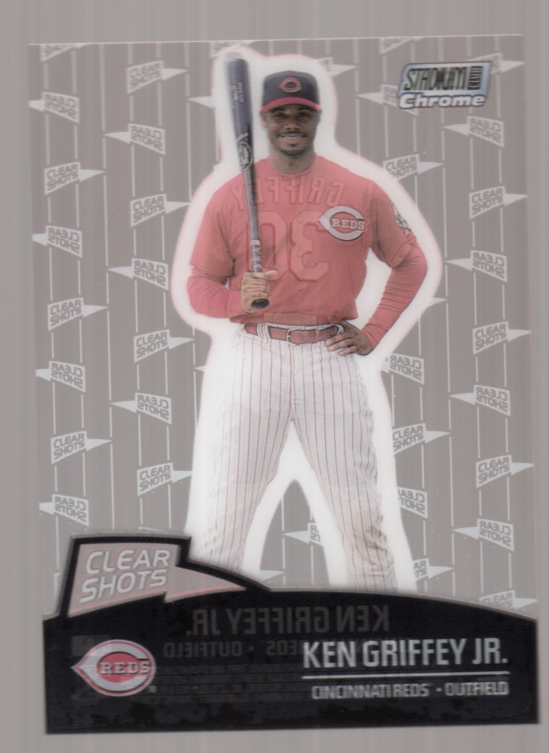 2000 Stadium Club Chrome Clear Shots #CS9 Ken Griffey Jr.