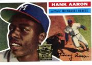 2000 Topps Aaron #3 Hank Aaron 1956