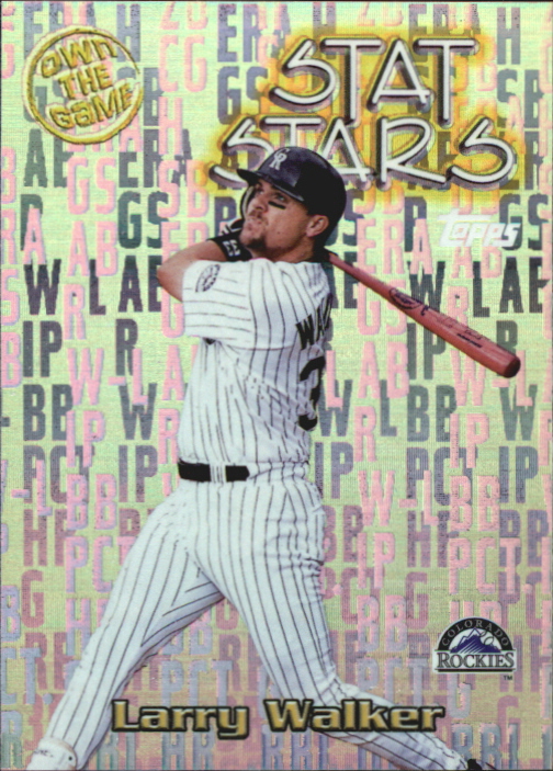 2000 Topps Own the Game #OTG13 Larry Walker