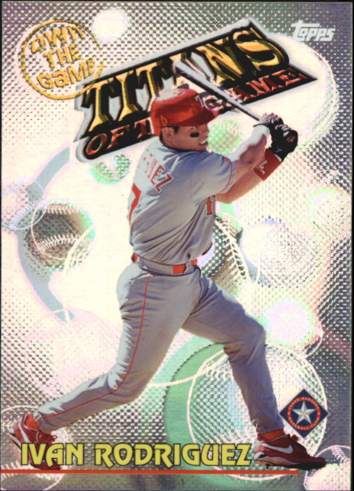 2000 Topps Own the Game #OTG23 Ivan Rodriguez