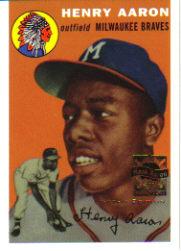 2000 Topps Limited Aaron #1 Hank Aaron 1954