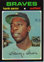 2000 Topps Limited Aaron #18 Hank Aaron 1971