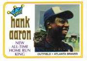 2000 Topps Limited Aaron #21 Hank Aaron 1974
