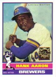 2000 Topps Limited Aaron #23 Hank Aaron 1976