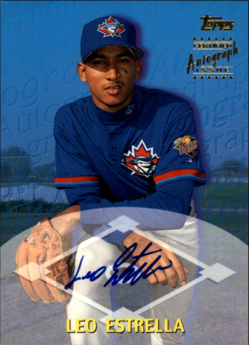 2000 Topps Traded Autographs #TTA56 Leo Estrella