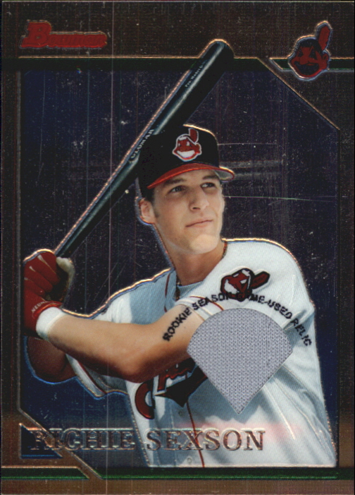 2001 Bowman Chrome Rookie Reprints Relics #2 Richie Sexson Jsy