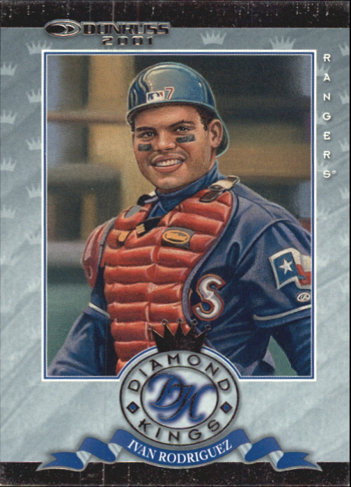 2001 Donruss Diamond Kings #DK18 Ivan Rodriguez