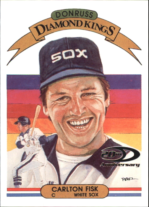 2001 Donruss Diamond Kings Reprints #DKR4 Carlton Fisk/1982