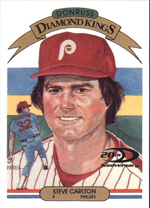 2001 Donruss Diamond Kings Reprints #DKR6 Steve Carlton/1983