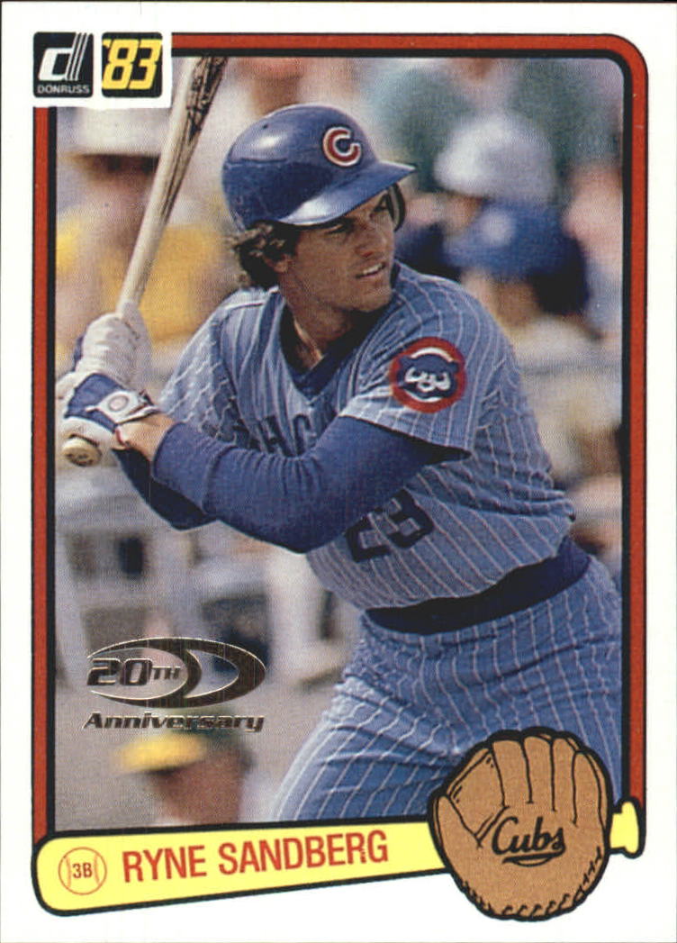 2001 Donruss Rookie Reprints #RR4 Ryne Sandberg/1983