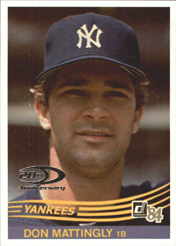 2001 Donruss Rookie Reprints #RR5 Don Mattingly/1984