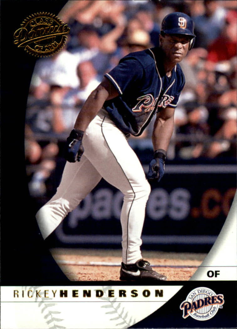 2001 Donruss Class of 2001 #68 Rickey Henderson