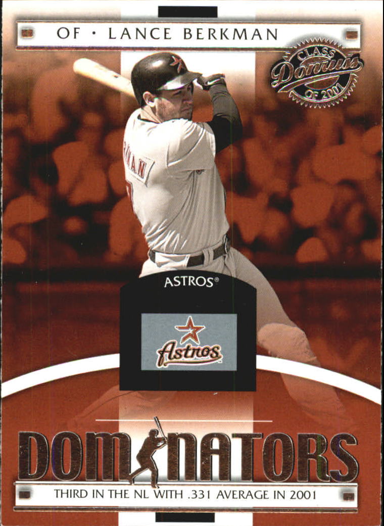 2001 Donruss Class of 2001 Dominators #DM2 Lance Berkman
