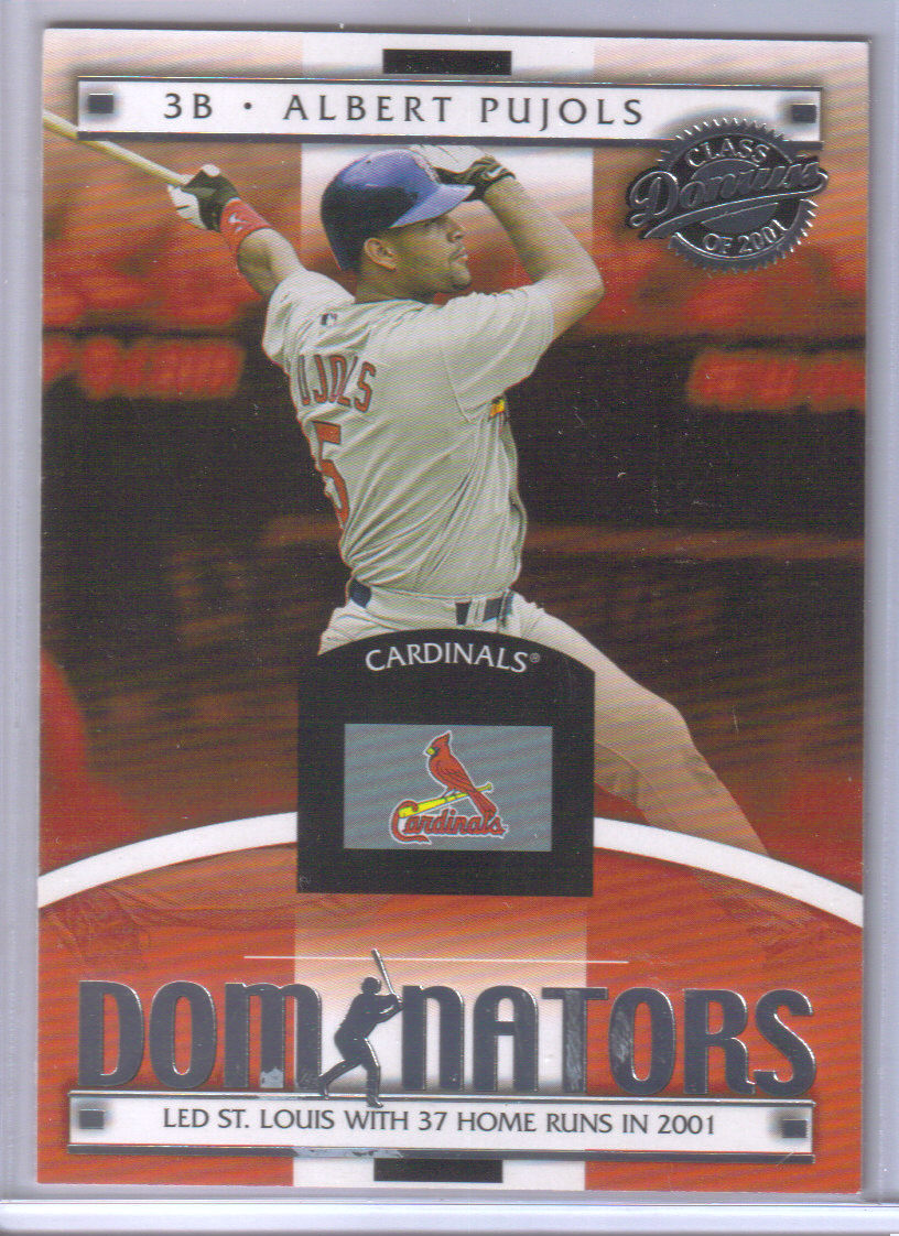 2001 Donruss Class of 2001 Dominators #DM4 Albert Pujols
