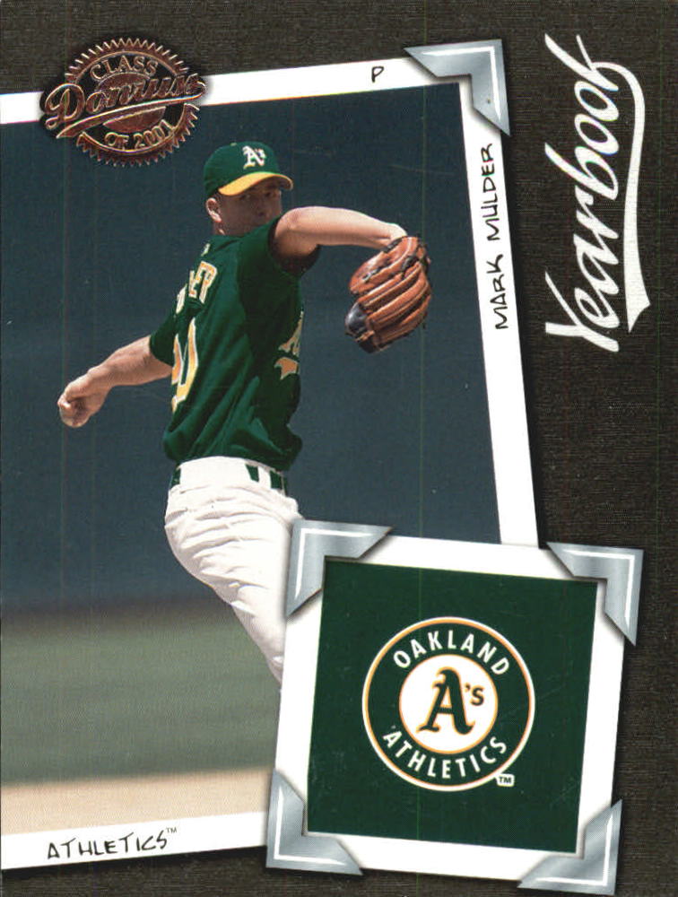 2001 Donruss Class of 2001 Yearbook #YB2 Mark Mulder