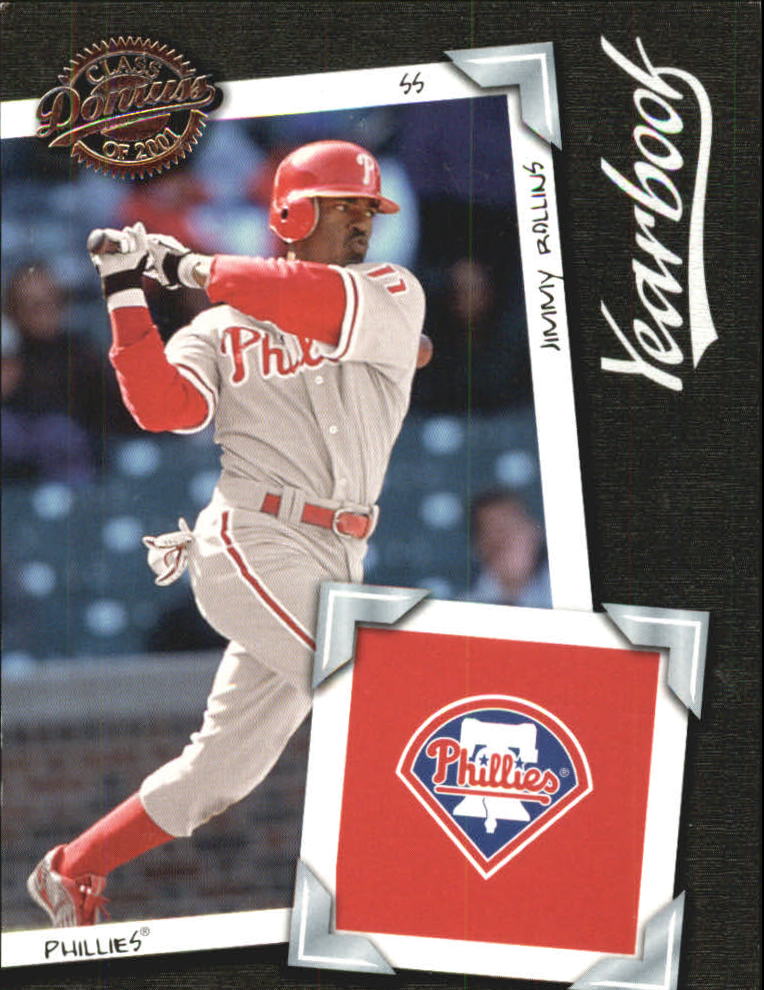 2001 Donruss Class of 2001 Yearbook #YB17 Jimmy Rollins
