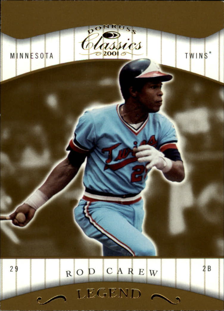 2001 Donruss Classics #156 Rod Carew LGD