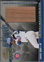 2001 Donruss Classics Benchmarks #BM10 Sammy Sosa