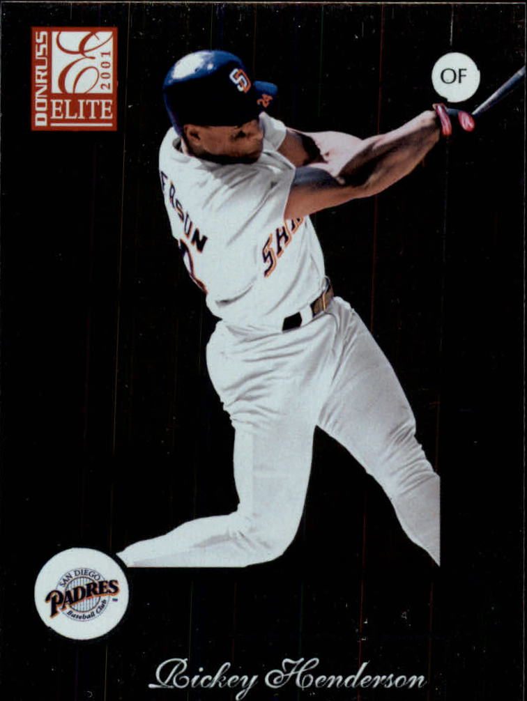 2001 Donruss Elite #21 Rickey Henderson