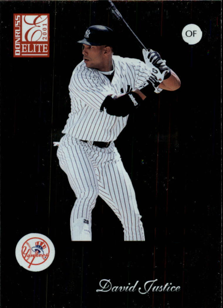 2001 Donruss Elite #42 David Justice
