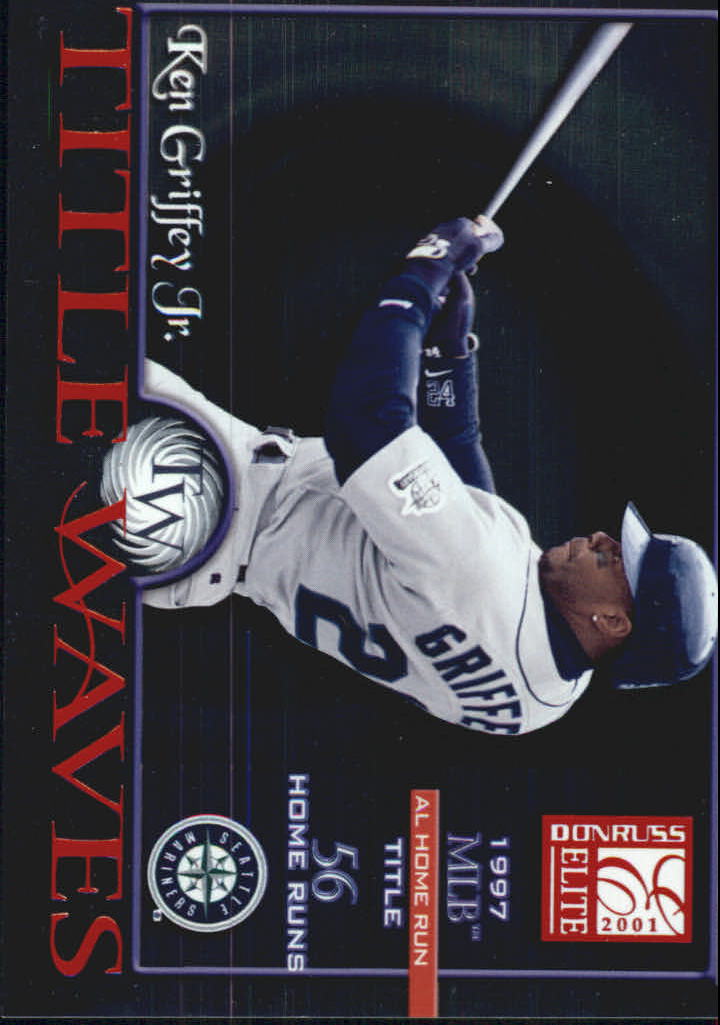 2001 Donruss Elite Title Waves #TW9 Ken Griffey Jr./1997