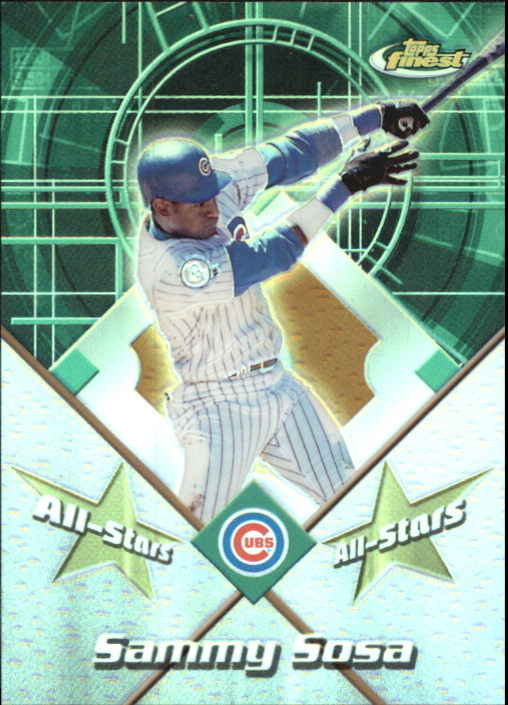 2001 Finest All-Stars #FAS6 Sammy Sosa