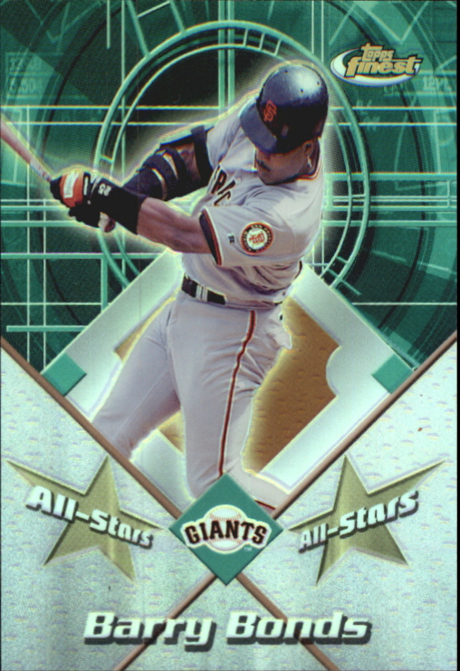 2001 Finest All-Stars #FAS8 Barry Bonds