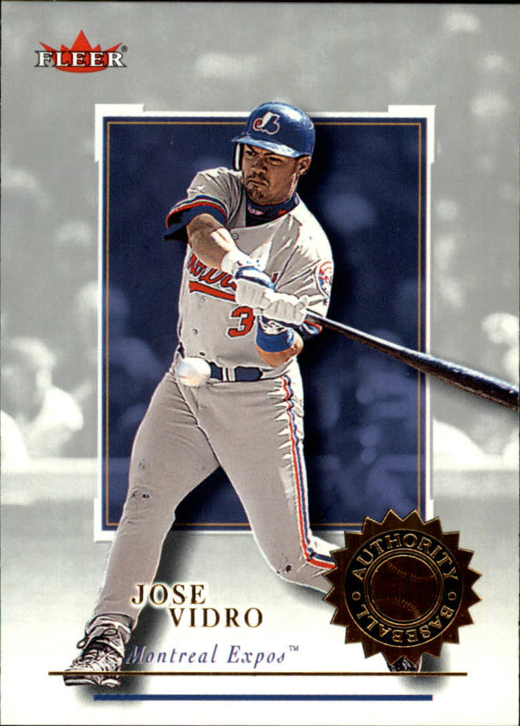 2001 Fleer Authority #20 Jose Vidro