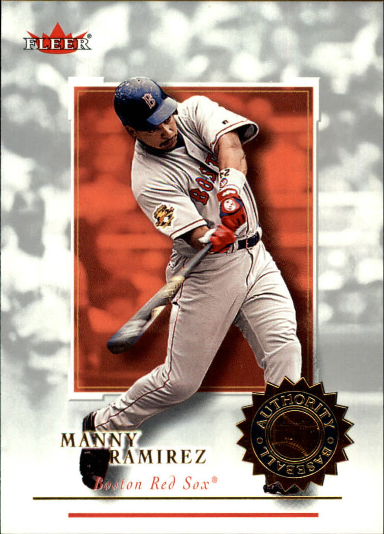 2001 Fleer Authority #53 Manny Ramirez Sox