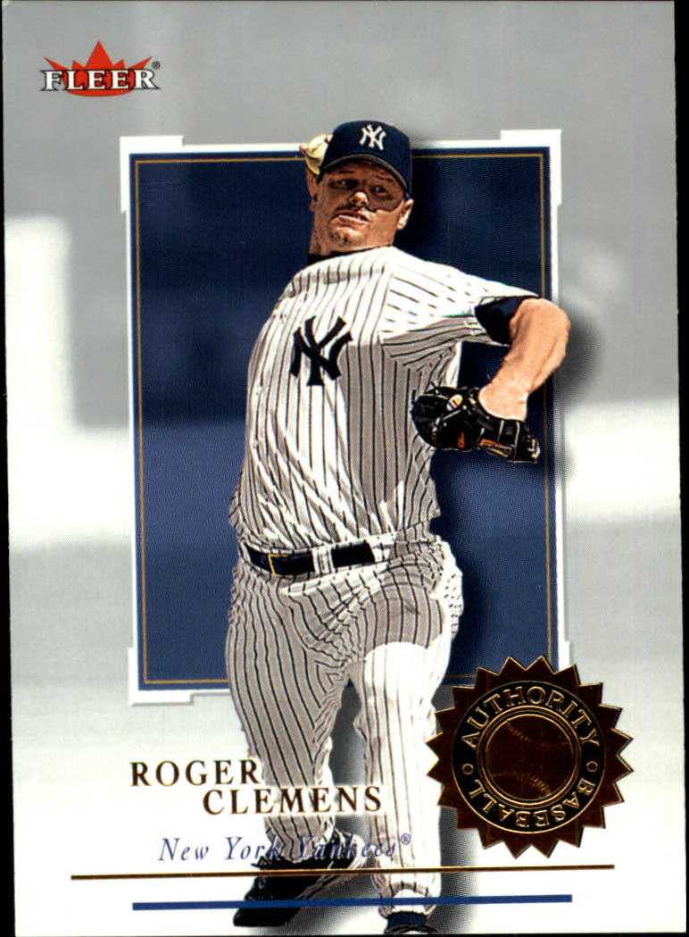 2001 Fleer Authority #97 Roger Clemens
