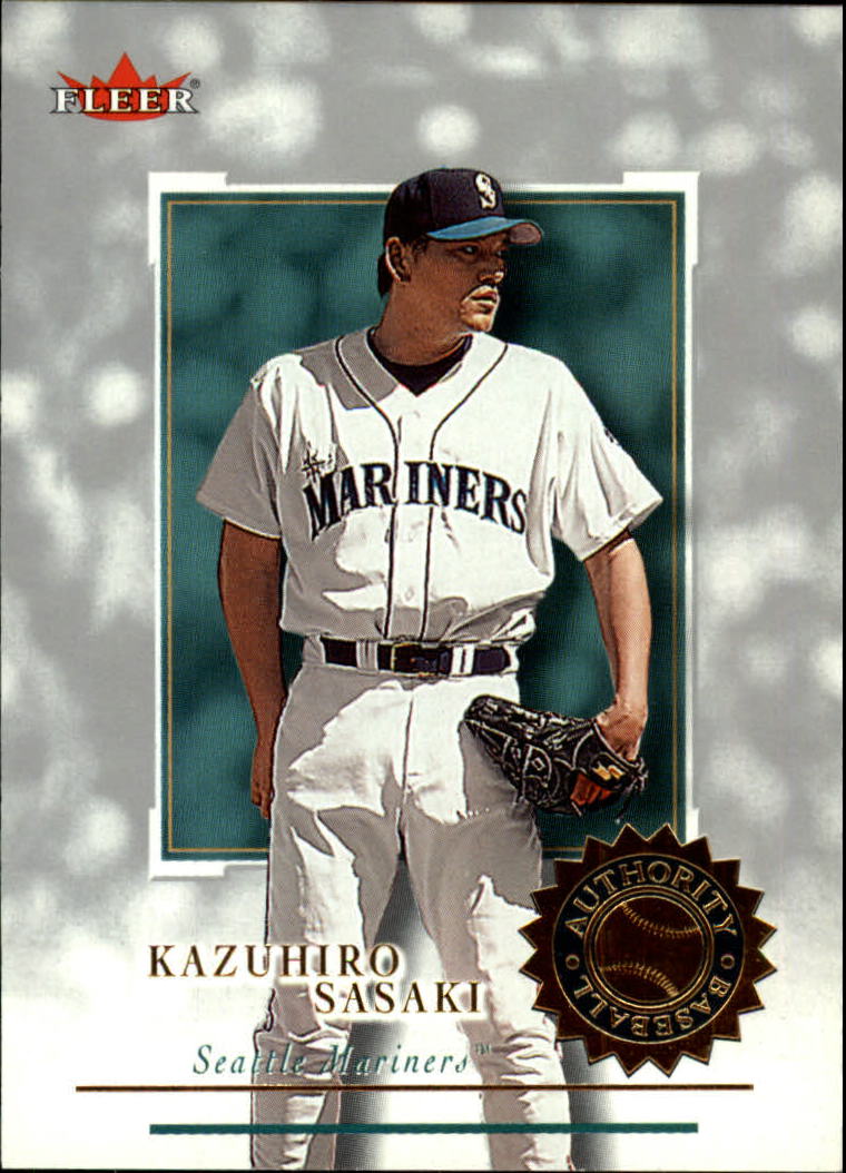 2001 Fleer Authority #100 Kazuhiro Sasaki