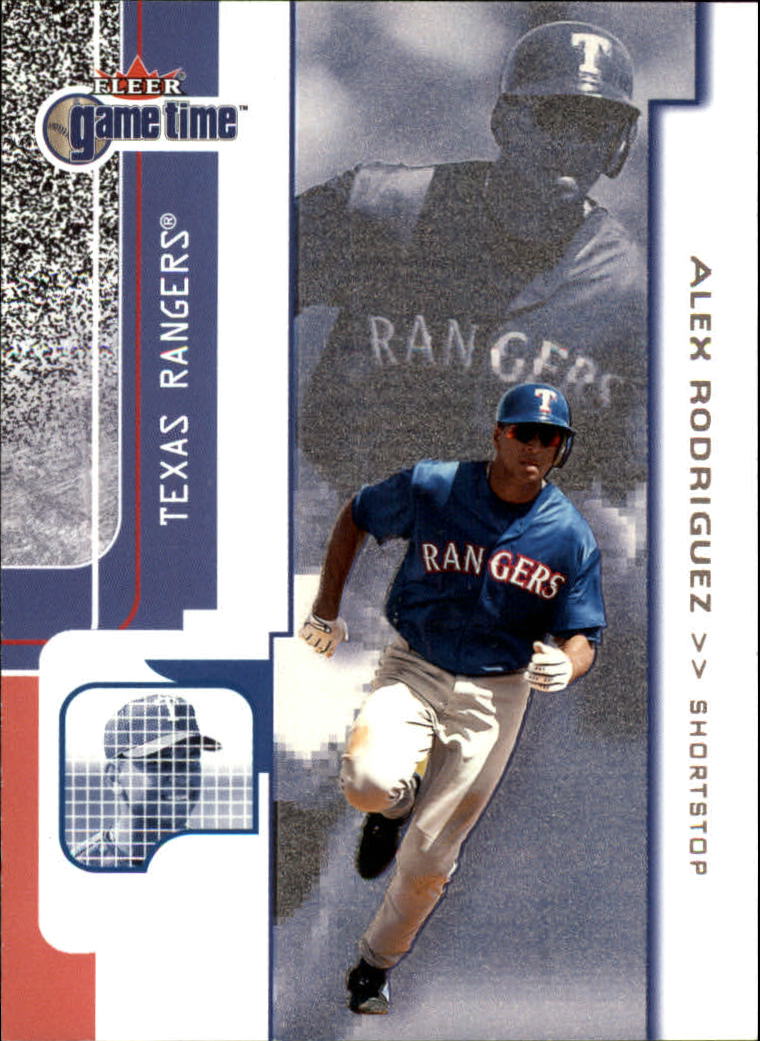 2001 Fleer Game Time #3 Alex Rodriguez