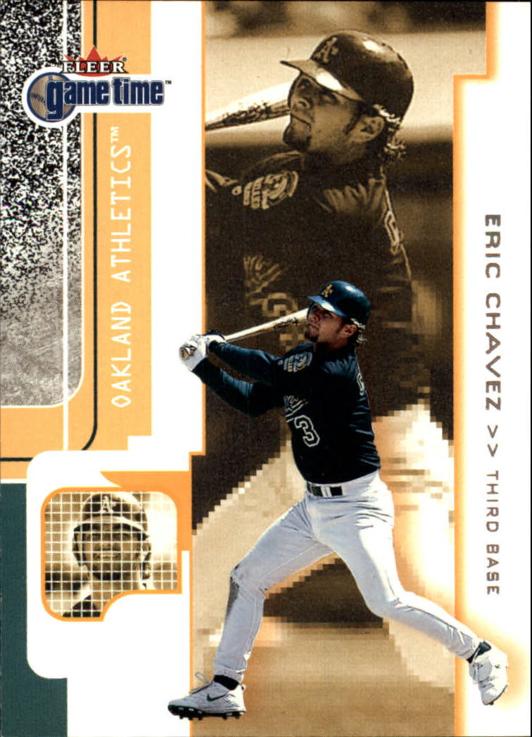 2001 Fleer Game Time #37 Eric Chavez