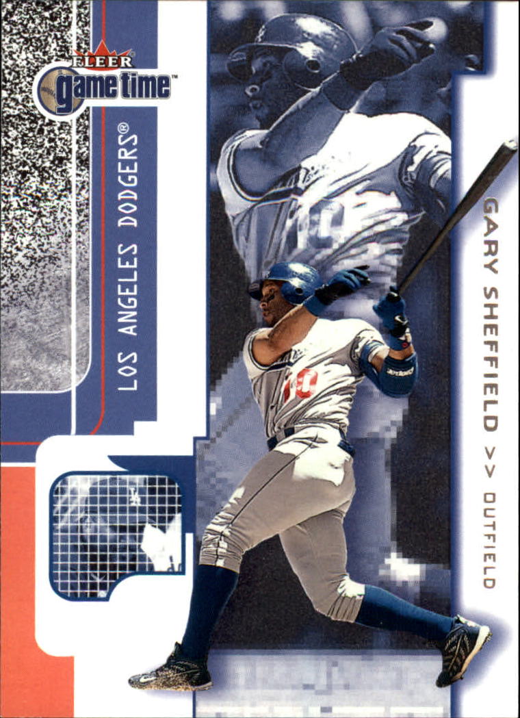 2001 Fleer Game Time #40 Gary Sheffield