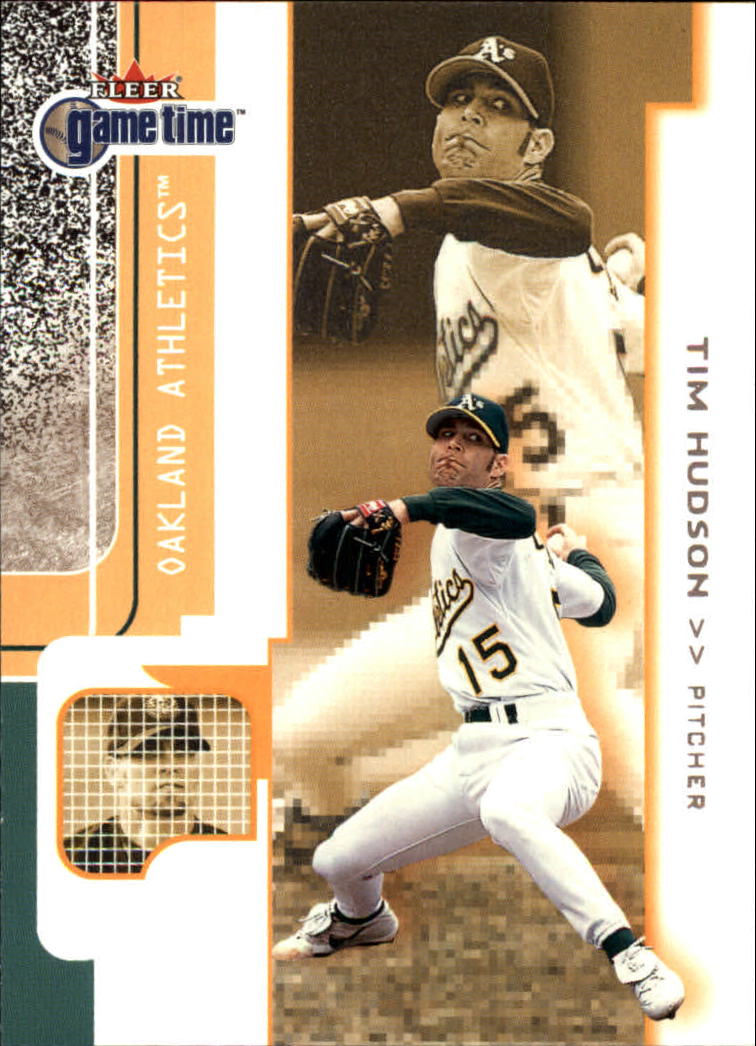 2001 Fleer Game Time #43 Tim Hudson