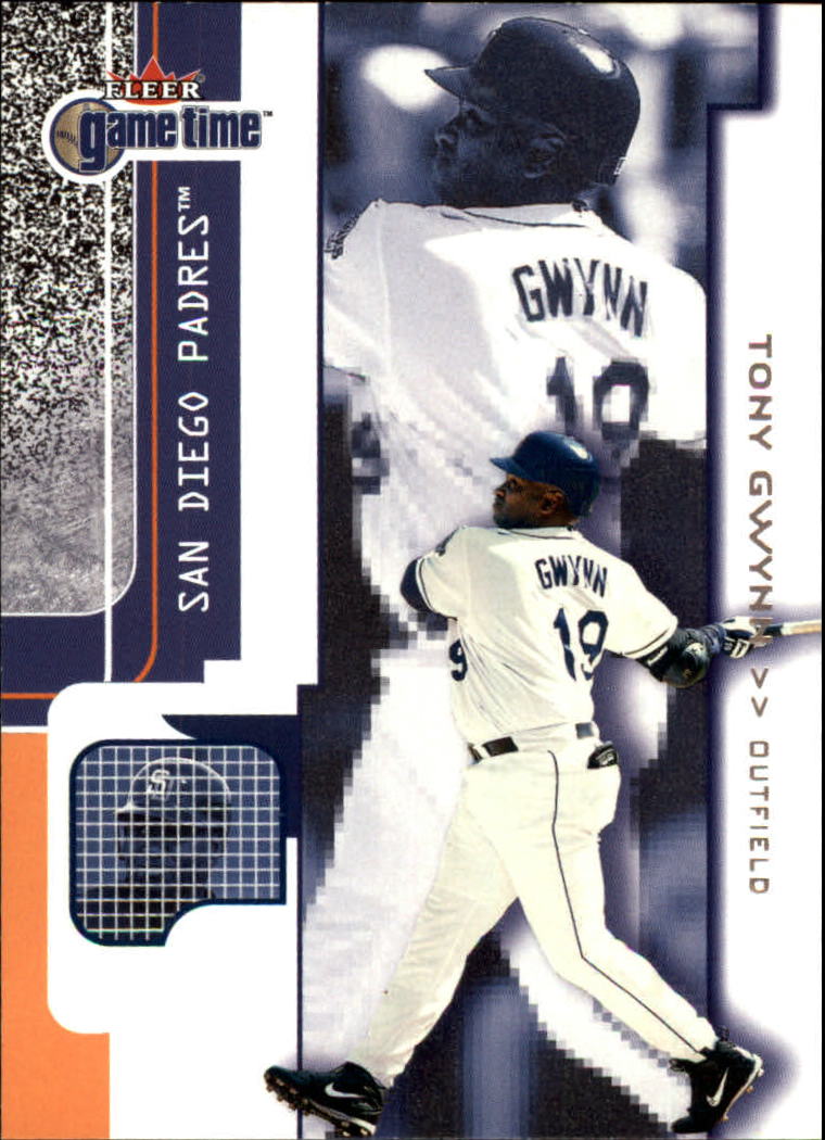 2001 Fleer Game Time #49 Tony Gwynn