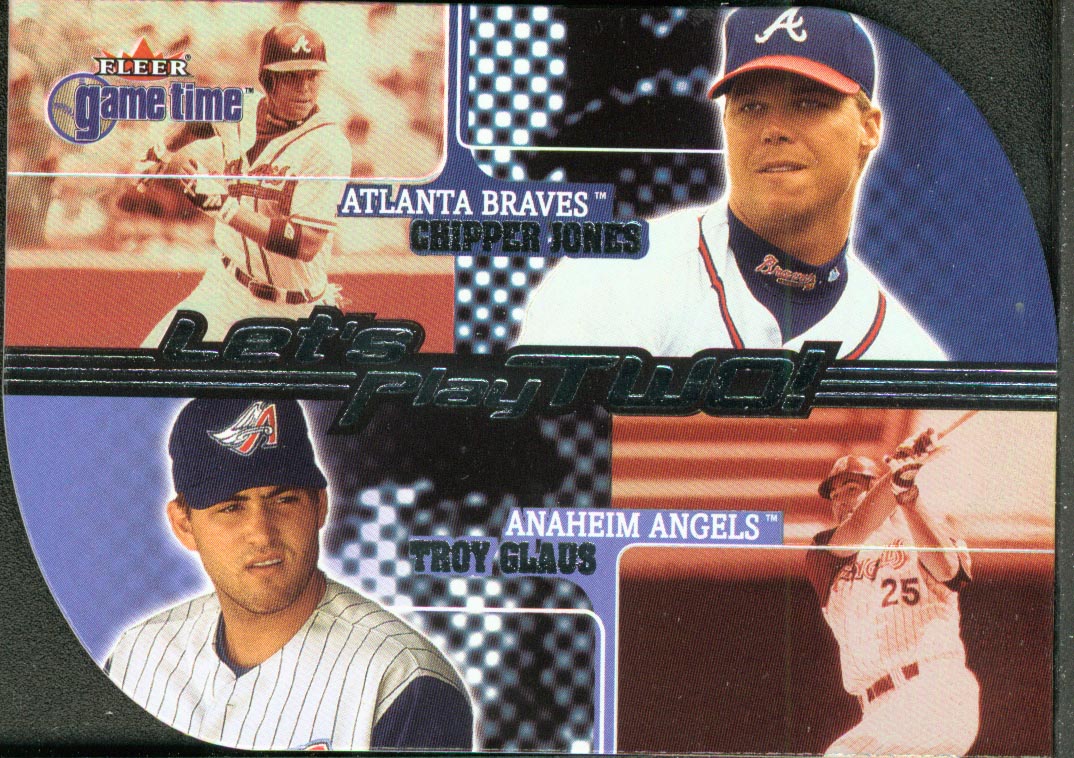 2001 Fleer Game Time Let's Play Two #LT7 C.Jones/T.Glaus