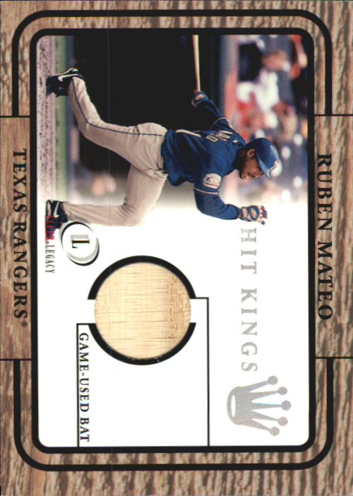 2001 Fleer Legacy Hit Kings #20 Ruben Mateo