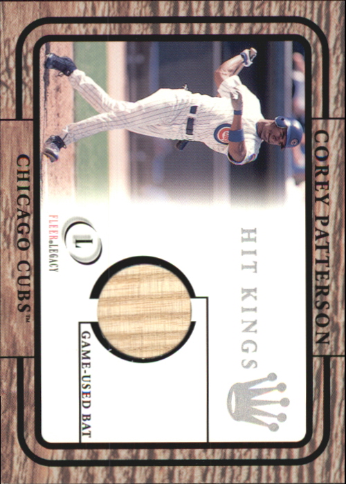 2001 Fleer Legacy Hit Kings #24 Corey Patterson