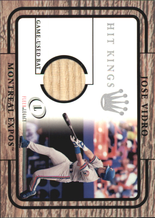 2001 Fleer Legacy Hit Kings #29 Jose Vidro