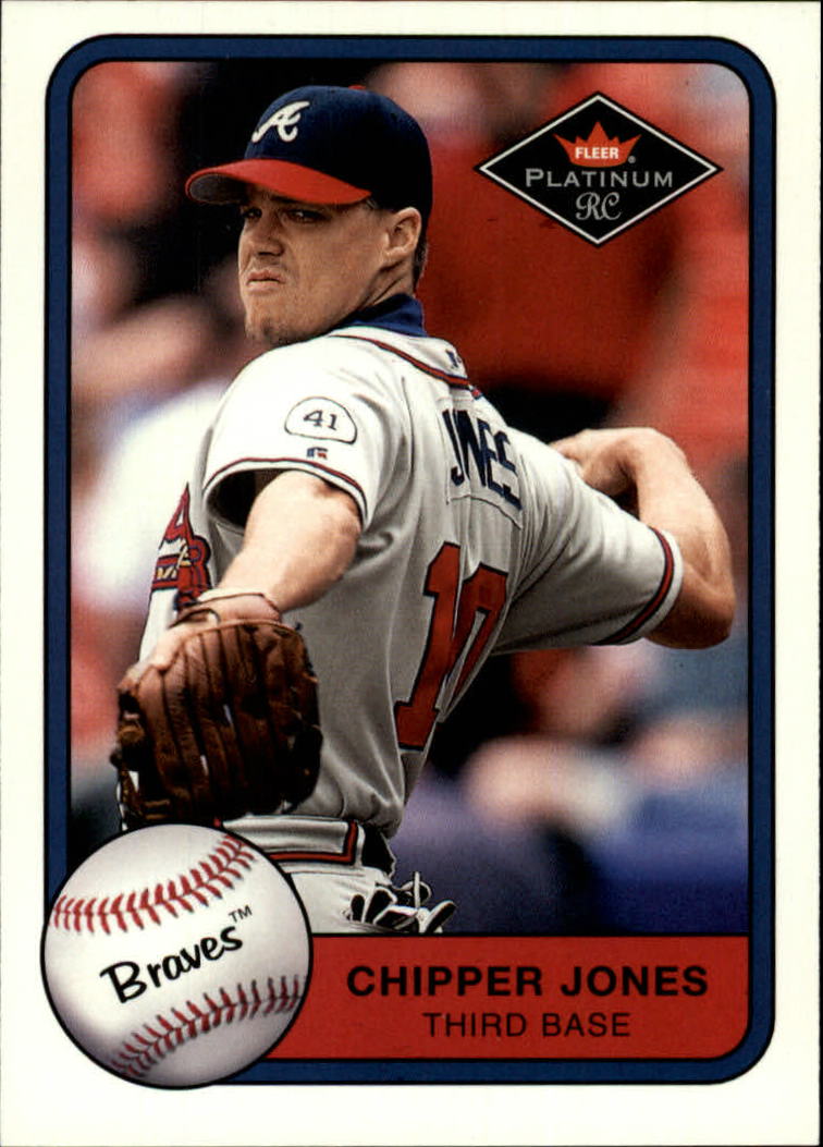 2001 Fleer Platinum #338 Chipper Jones