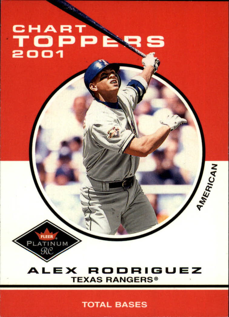 2001 Fleer Platinum #423 Alex Rodriguez CT