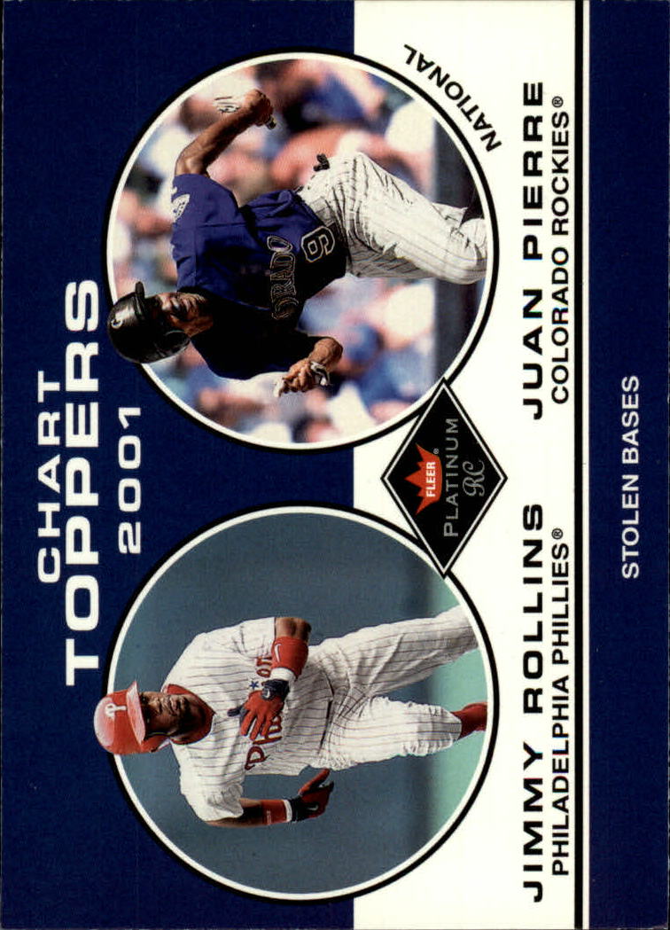 2001 Fleer Platinum #428 J.Rollins/J.Pierre CT