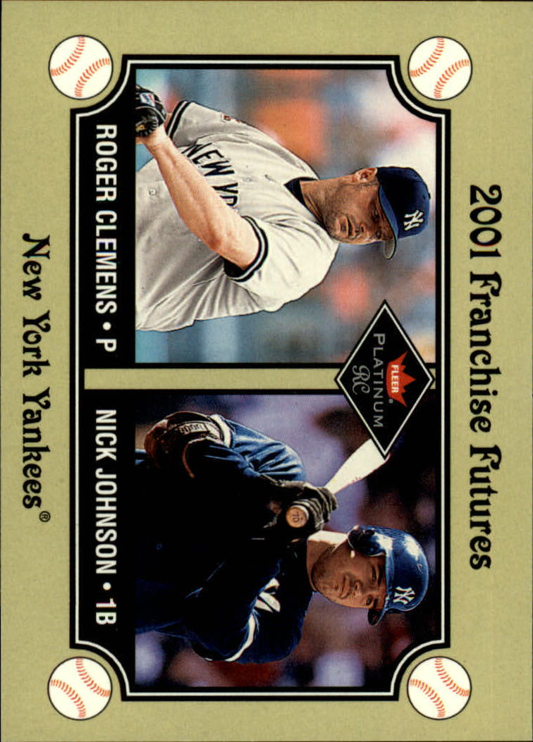 2001 Fleer Platinum #470 R.Clemens/N.Johnson FF