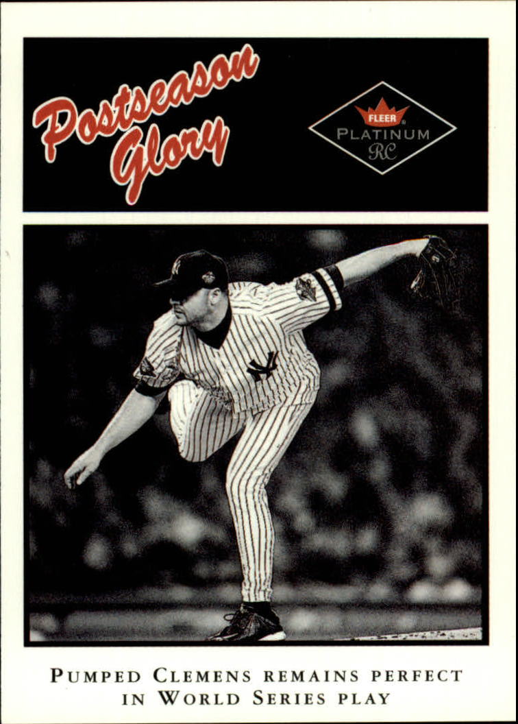 2001 Fleer Platinum #491 Roger Clemens PG