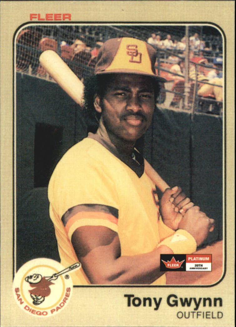 2001 Fleer Platinum 20th Anniversary Reprints #4 Tony Gwynn 83F