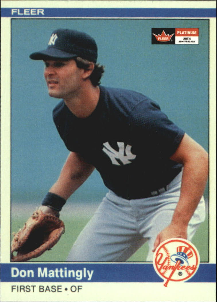 2001 Fleer Platinum 20th Anniversary Reprints #5 Don Mattingly 84F